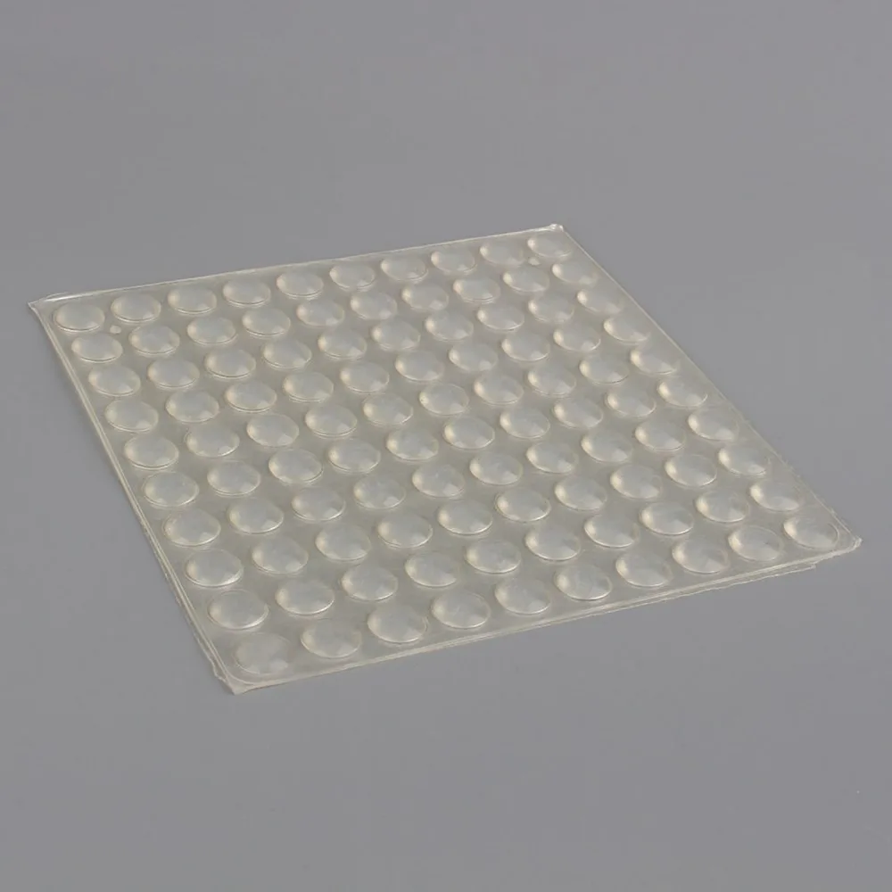 200pcs Noise Reduction Self Adhesive Bumpers Self-Adhesive Backing 6x2mm Rubber Furniture Pads Anti-Slip Bumpons
