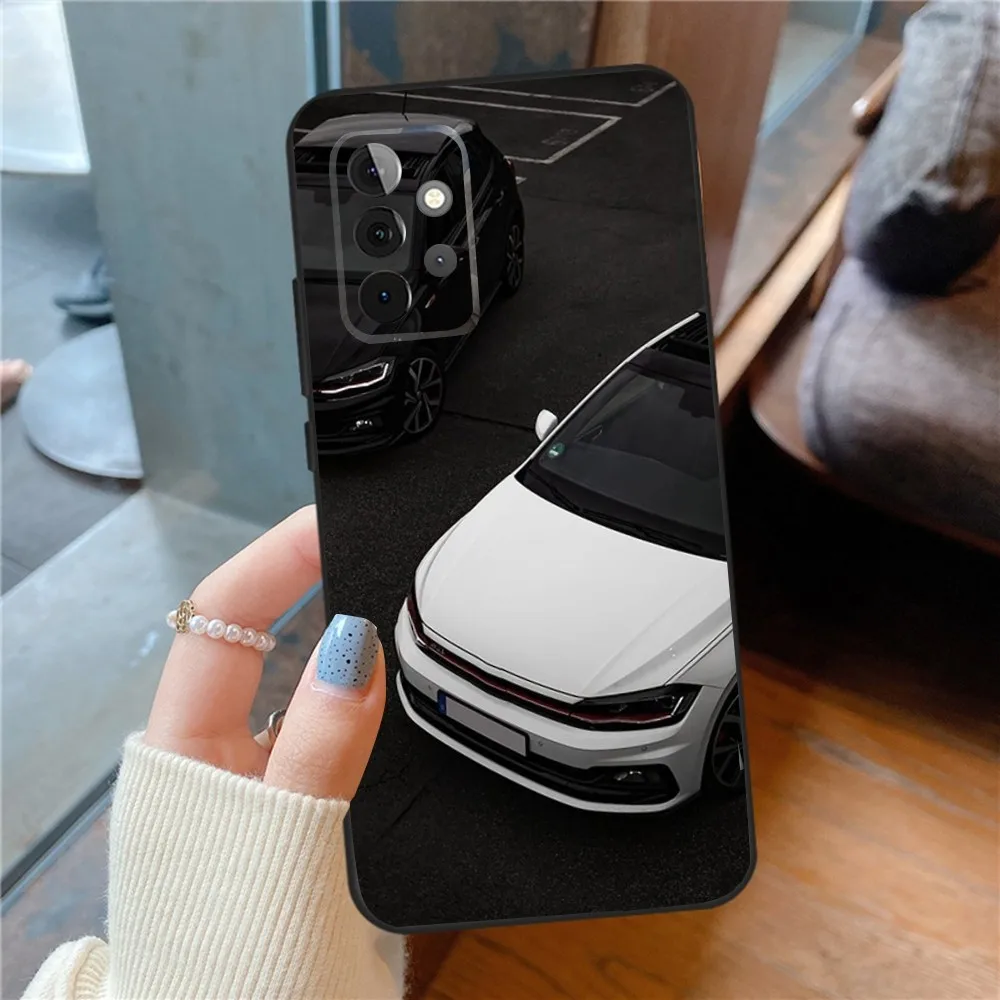 Cool V-VolkswagenES-Golf Car   Phone Case For SamsungS24,23,22,21,S20 ,Pro10,S30Plus,S9,20lite Ultra Black Cover