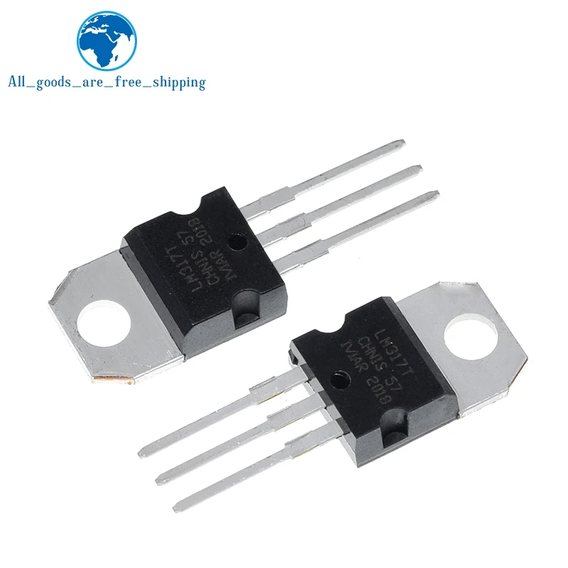 TZT 10PCS LM317 LM317T Voltage Regulation Module 1.2V to 37V 1.5A image 3