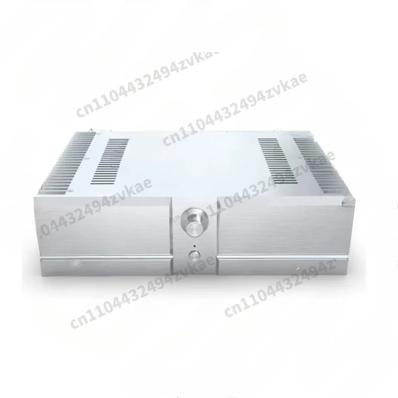Case Power Amp Enclosure Box for HIFI AudioBZ4312A2 Silver Full Aluminum Amplifier Chassis DIY 120mm Height