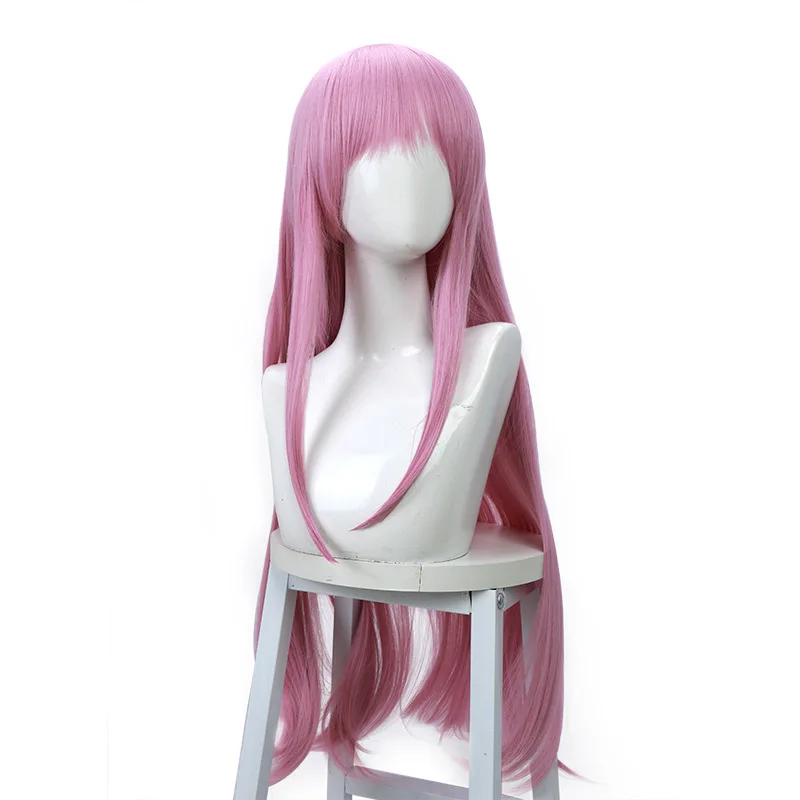 

Pink-purple Goddess Day, Long Straight Hair Cosplay Anime Daily Universal Wig