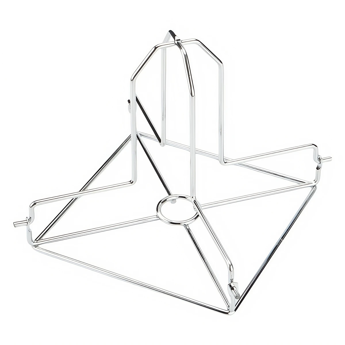 Dishwasher Safe Foldable Chicken Rack Efficient Heat Distribution High Temperature Resistance For Charcoal Grills