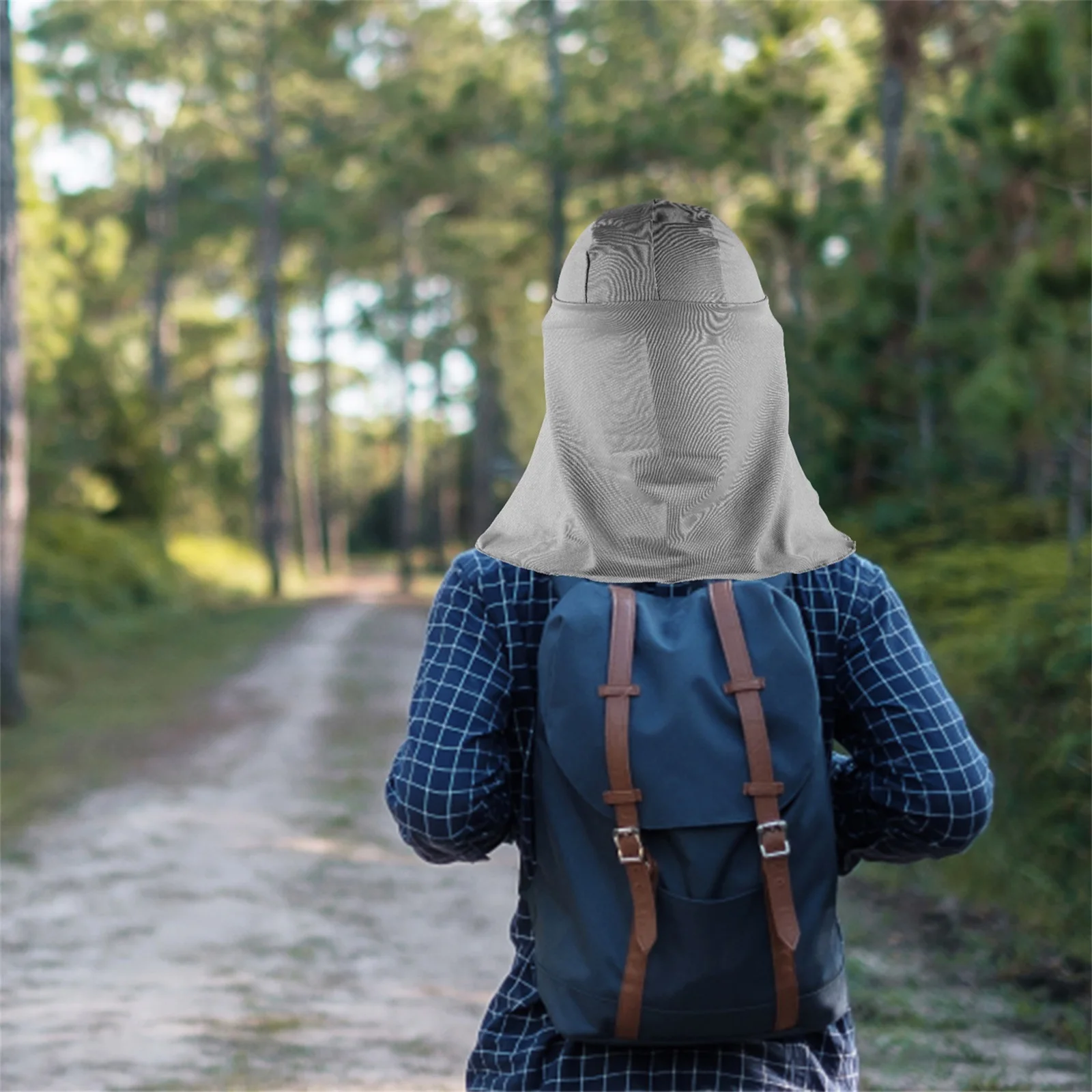 

3pcs Neck Shade Long Tail Uv Protection Head Wrap Hat For Outdoor Activities Cycling Caps Breathable Skull Caps Sun Shade Hat