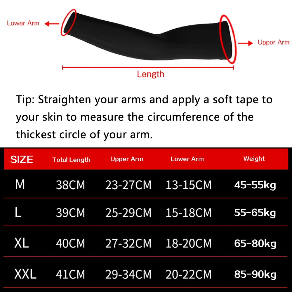 1Pcs Arm Sleeves UV Protection Sleeve Compression Sports Long Sleeve Cycling Golf Basketball Driving Tattoo Covers Elbow Sleeves