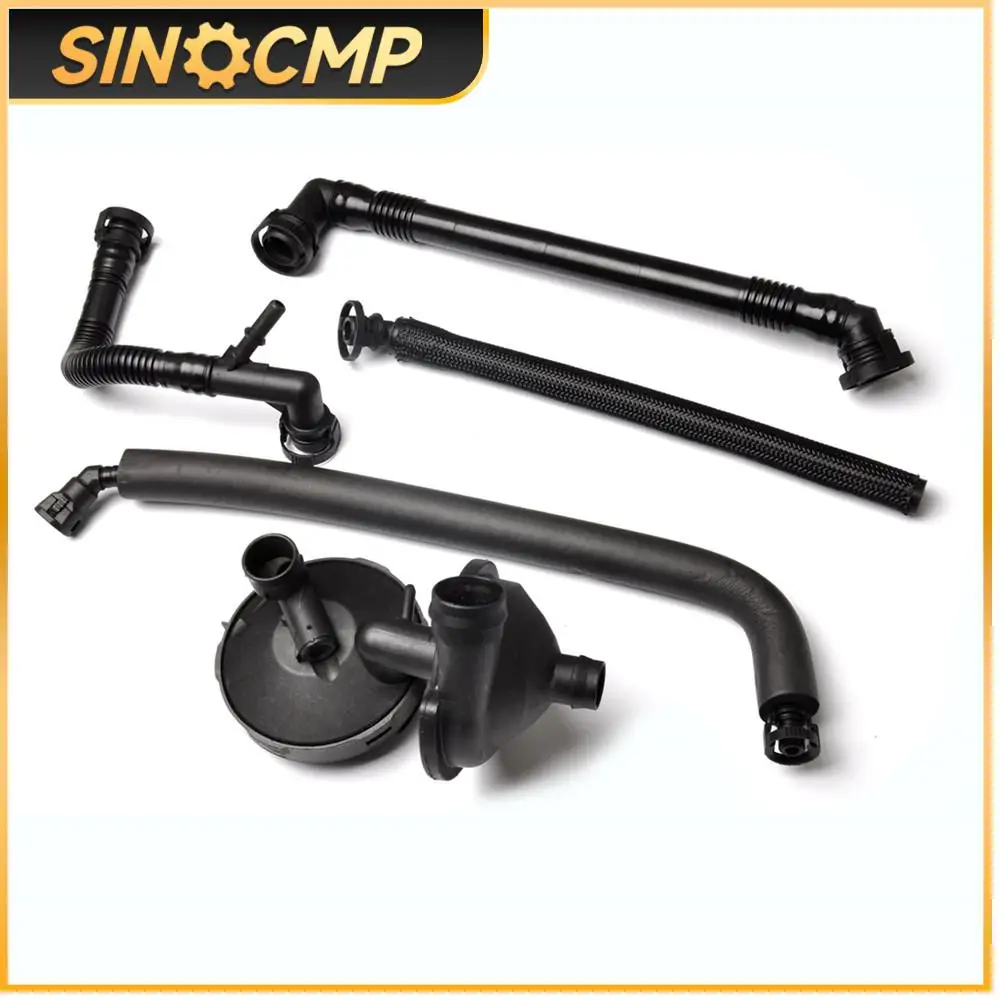

1set Pcv Crankcase Vent Valve And Breather Hose Kit for BMW E46 325i 330i 325Xi 330Xi 11617501566 11617501566 11617504535