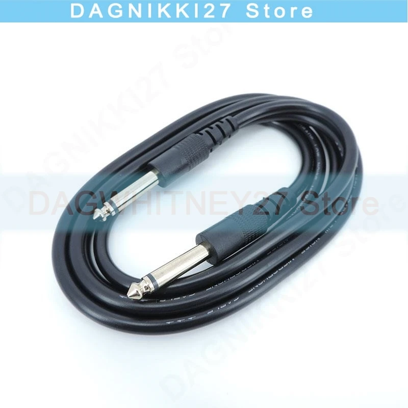 1.8m 6.5mm male Jack to 6.35mm Instrument Audio Guitar Cable For Electric Mixer Amplifier 1/4 Inch V27
