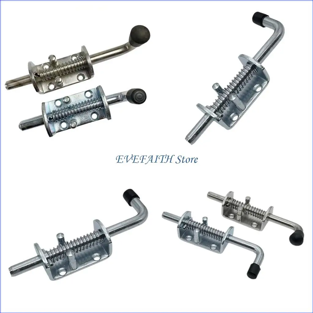 

124B Rusts Proof Trailer Accessory Spring Operated Door Latches Easy Install for Camping