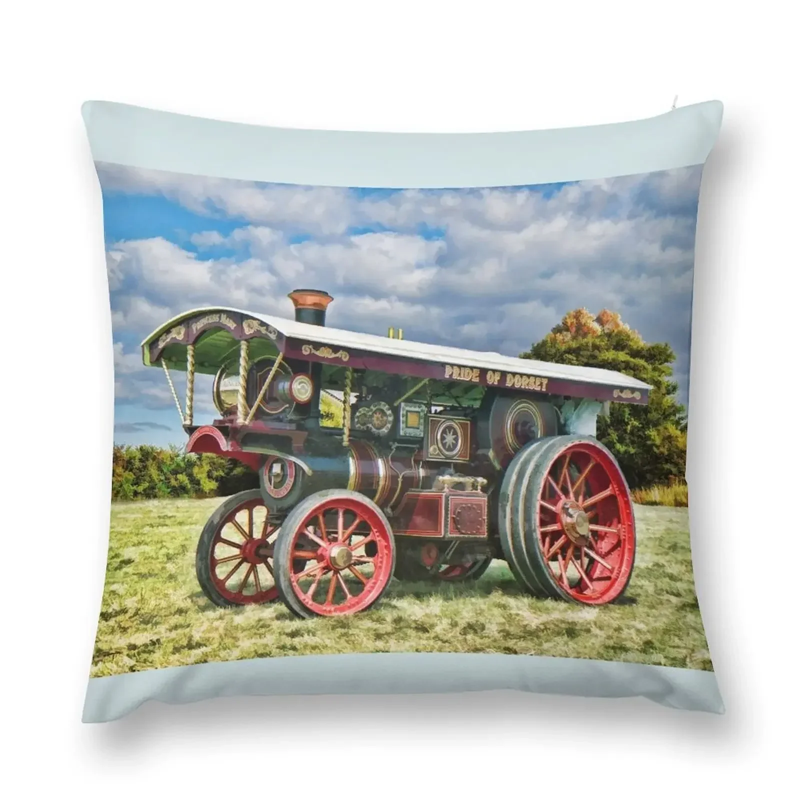 Burrell showmans engine Throw Pillow Sofa Cushion Decorative Cushions Luxury Pillow Case Custom Cushion Photo pillow