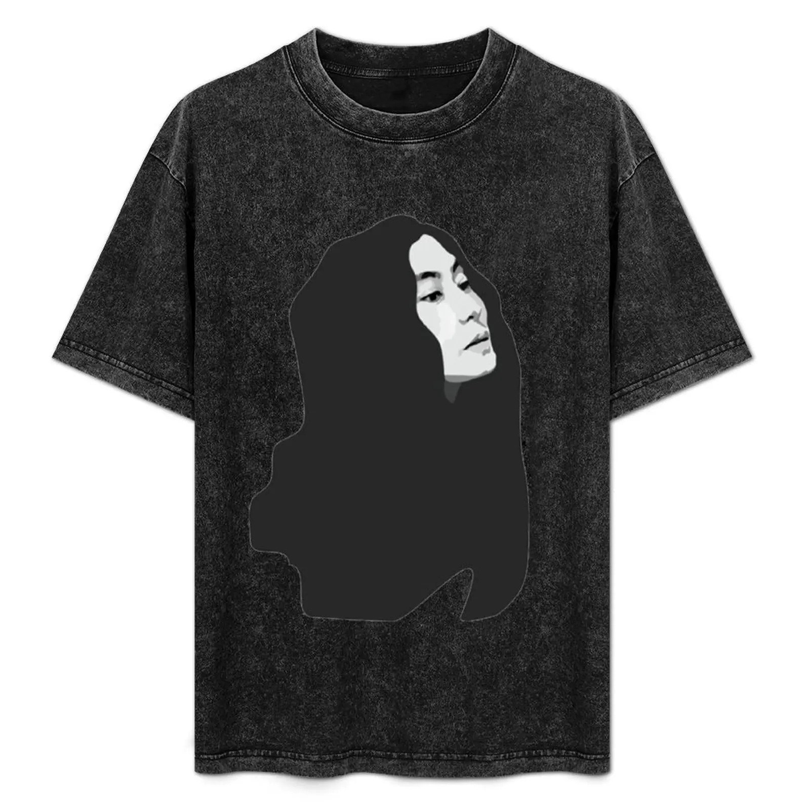 

Yoko BW pop style T-Shirt Anti-Wrinkle Short Sleeve T-Shirt