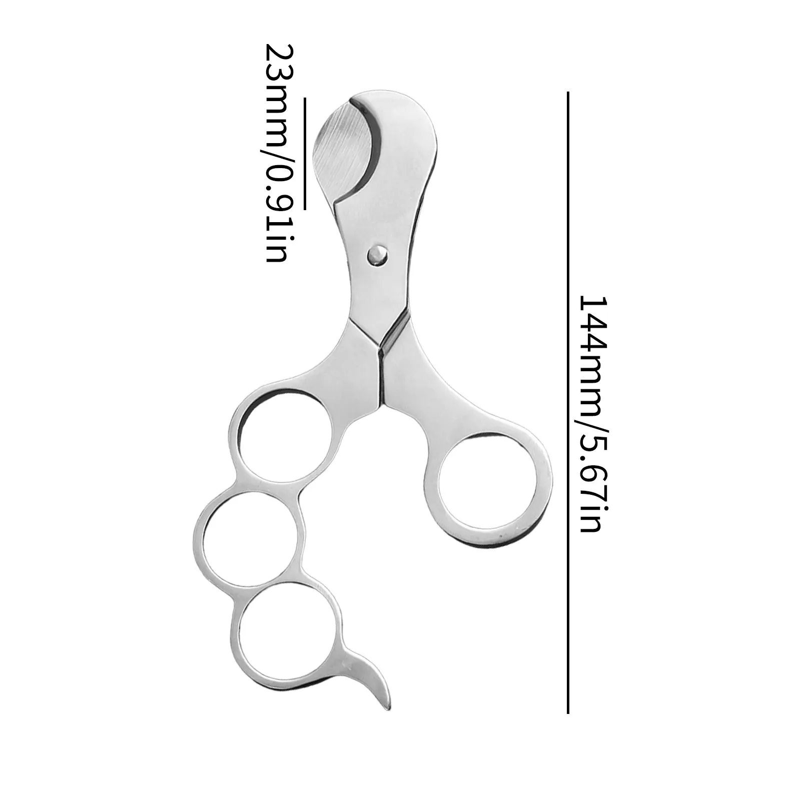 Simple Cigars Scissors Professional Cigars Scissors Stainless Steel Guillotine Scissors Cutters Precise Cutting Birthday Gift