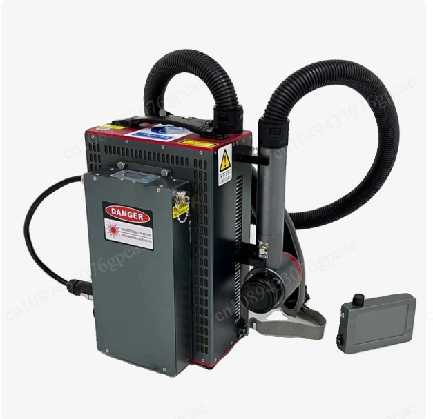 For Car Part Stain Removal Small Business Paint Remover MCQ-100/200 50W Fiber Laser Cleaning Machine 1.5mj Pulsed Laser