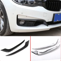 For 2013-2019 BMW 3 Series GT Gran Turismo F34 Car Carbon Fiber Style Auto Front Fog lights Lamp Strips Trim Cover Accessories