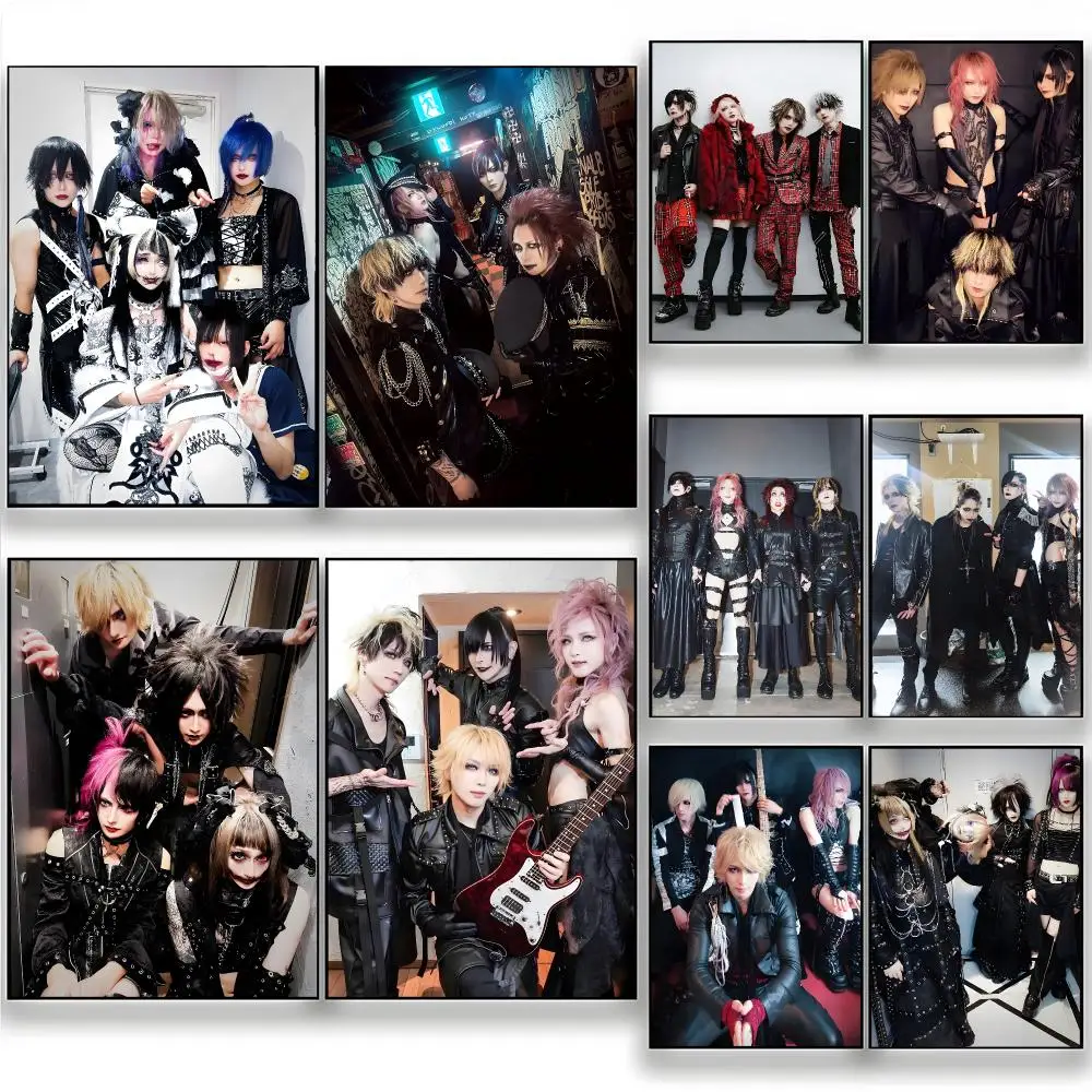 Rock Band Japanese Visual Kei JILUKA Poster Wall Art Painting for Living Room Home Decoration and Holiday Gifts