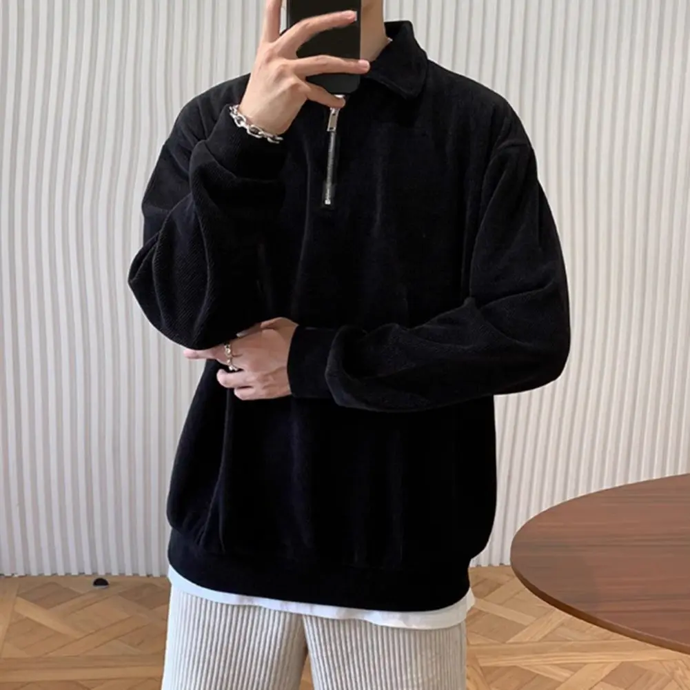 

Осенняя повседневная одежда Пуловер в стиле ретро Повседневная одежда для отпуска и отдыха Удобная мужская одежда Мужской модный пуловер