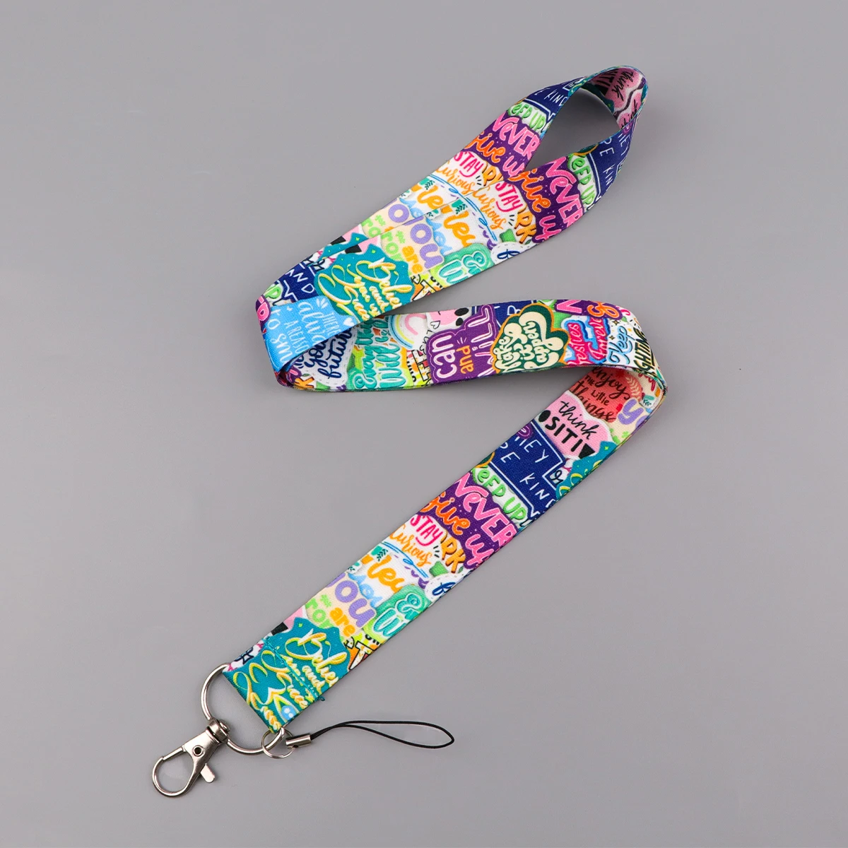 اقتباسات ملهمة حامل أوراق الاعتماد اسهم مضحكة لحزام الرقبة الرئيسية لبطاقة شارة الصالة الرياضية المفاتيح هدية تزيين عيد الميلاد