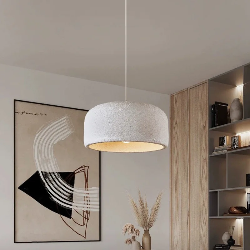 Nordic Designer Resin Pendant Lights Bedroom Dining Room Kitchen Bar Living Minimalist Pot Chandelier Indoor Home Decor LED Lamp