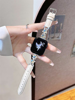 Fashion color changing stars leather For Apple Watch band Series S10/8/7/6/3/4/5/9 41mm 38mm 42mm 44mm 40mm 45mm 46mm Strap