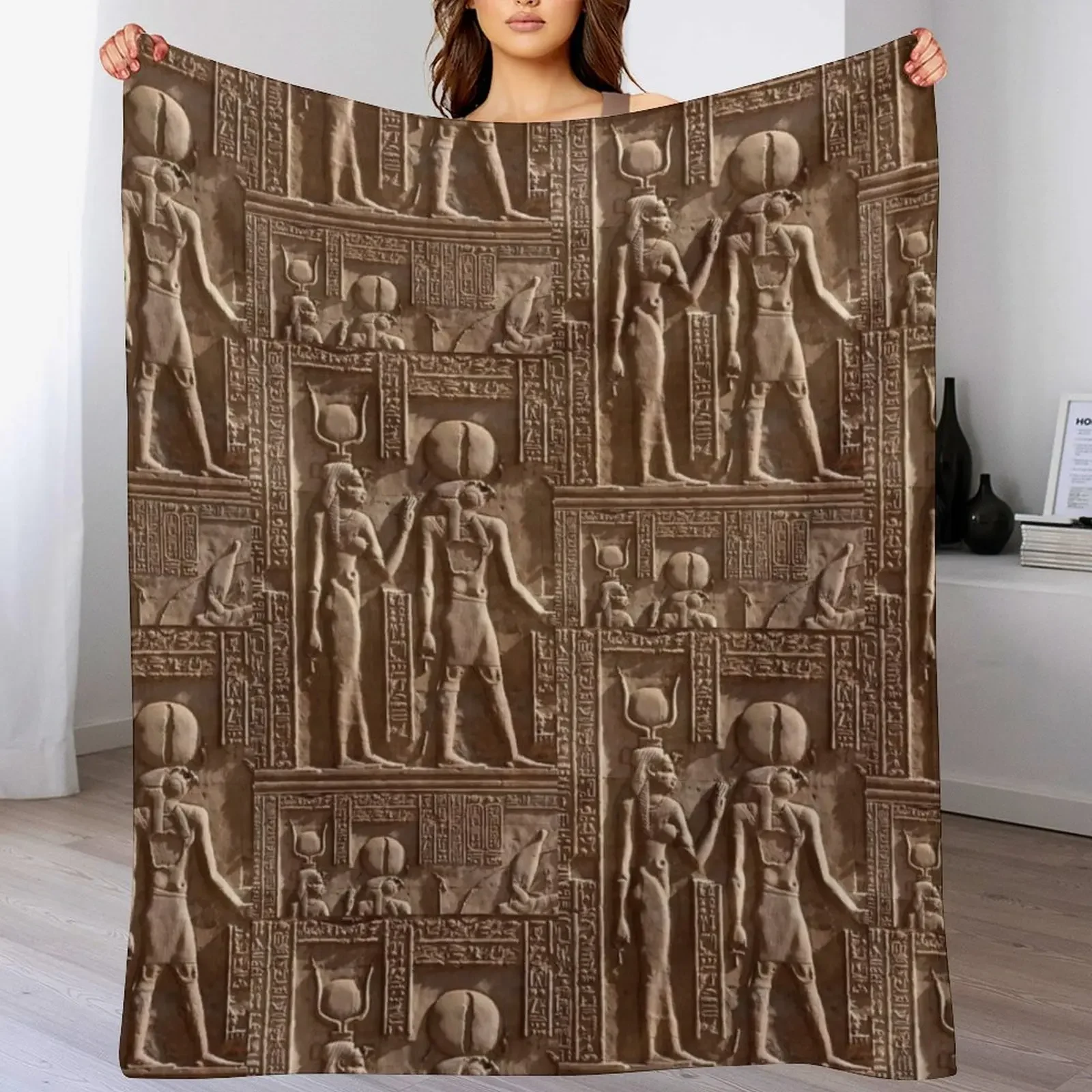 

Egyptian tomb, ancient egypt Throw Blanket Stuffeds Thermals For Travel Blankets