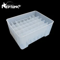 Fishing Box 40 Grids Plastic Tackle Box Lined Box Egi Webfoot Octopus Storage Organizer Box Squid Jig Hard Lure Tool Case