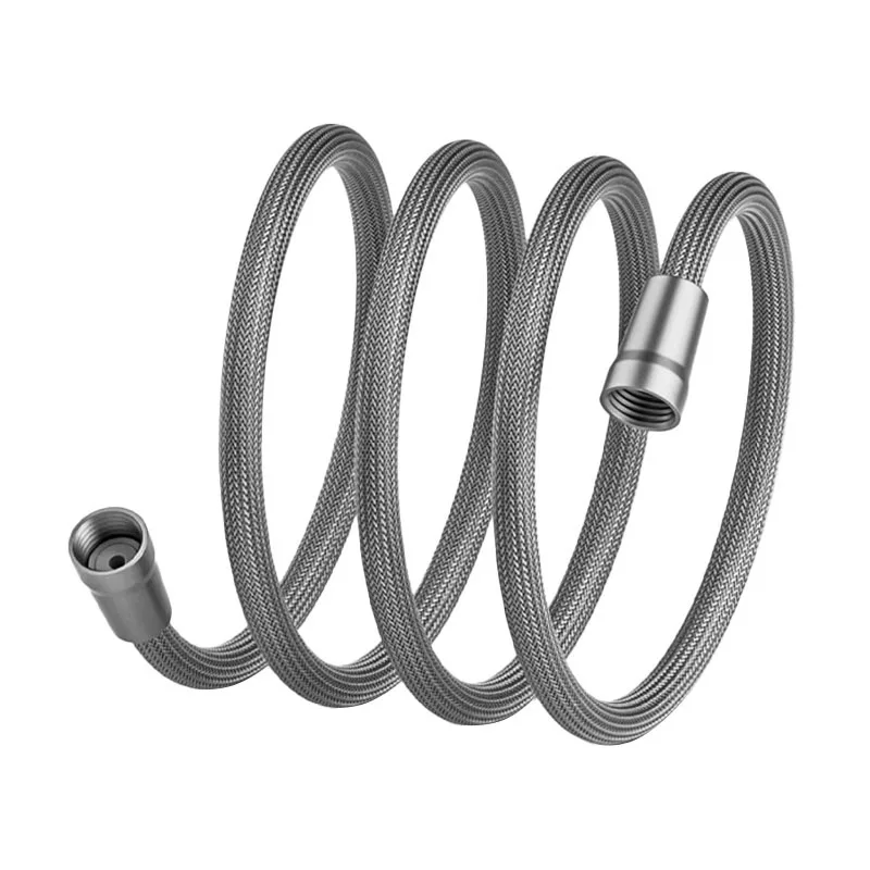 Anti-Tangle Nylon Rope Braided Explosion-Proof Hose Shower Head High Temperature Large Diameter Water Outlet Connection