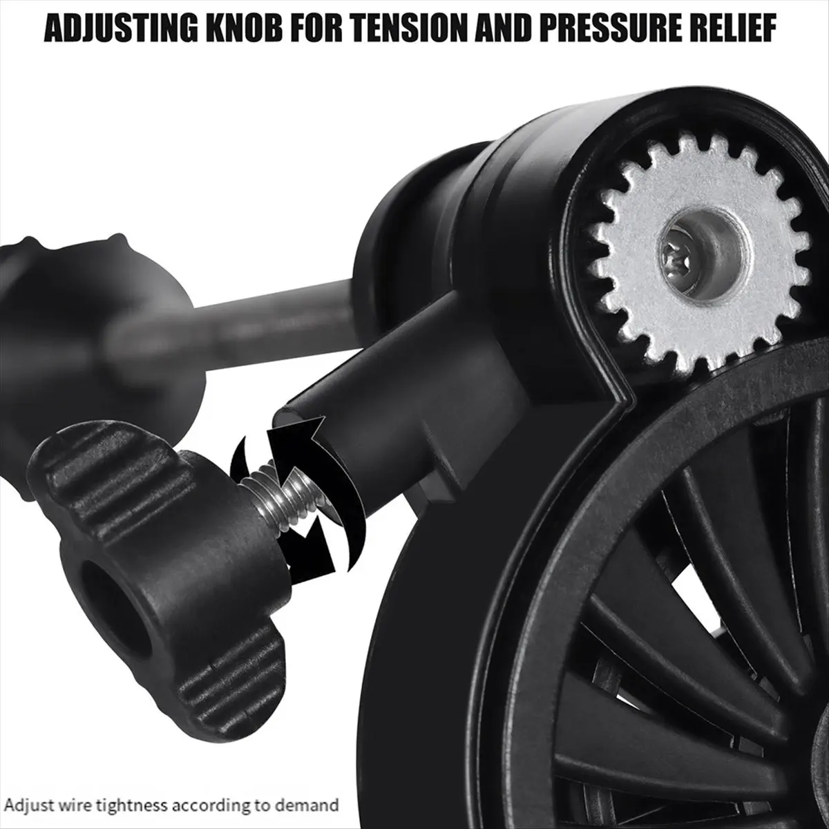 RISE- Multi-Function Fishing Line Winder Spooler Machine Station Casting and Spinning Reel Line Winder System Black