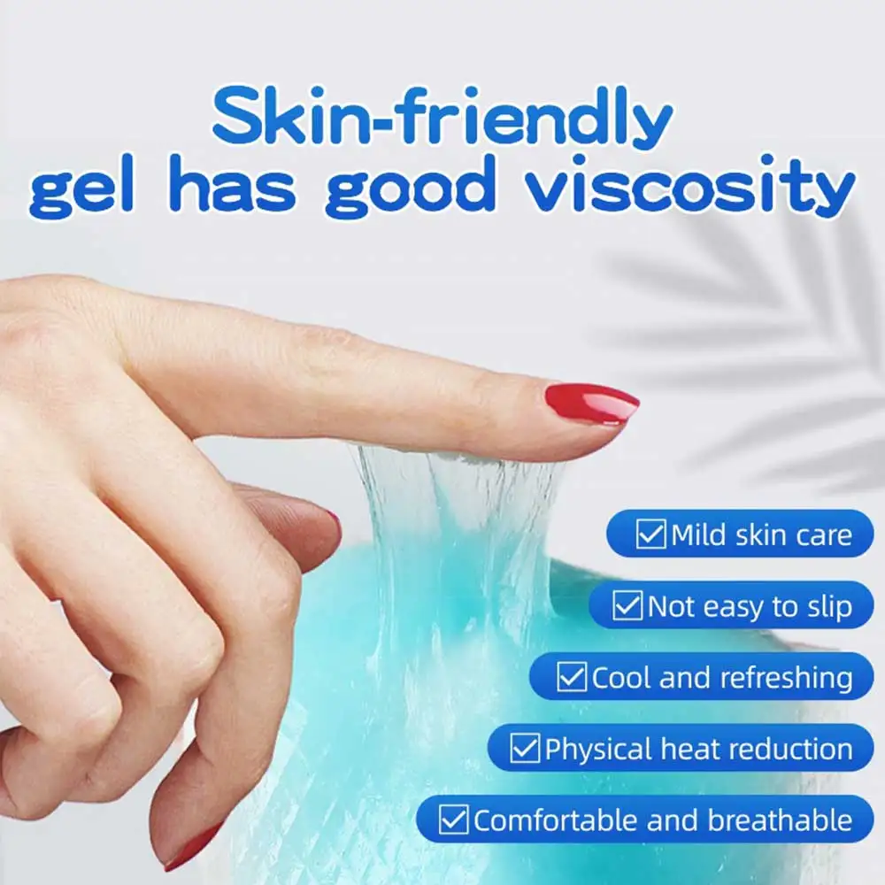 10/50/100 قطعة حمى أسفل رقعة التبريد الجليد هلام تخفيف الصداع الدوخة الحرارة انخفاض درجة الحرارة هيدروجيل