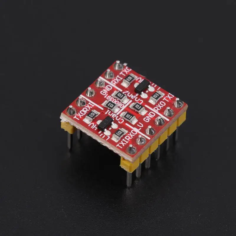 2-Channel Level Converter Module Bidirectional Logic Level Converter Voltage Shifter 3.3V To 5V,5V To 3.3V,3.3V IIC, UART, SPI