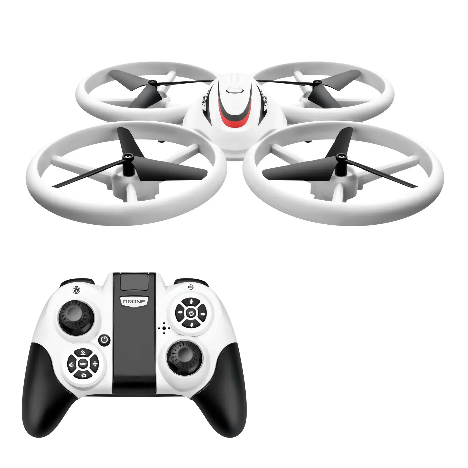 Mini RC Drone com LED intermitente, Quadcopter Profissional, Modo Sem Cabeça, Altura Fixa, UFO Drone Brinquedos para Meninos, Novo