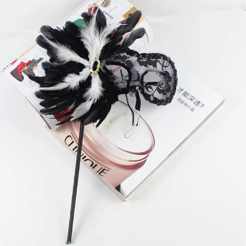 Lightweight Feather Mask Artistic Elegant Colorful Venice Mask Stylish Costume Mask For Festival Party Supplies New Year 2025