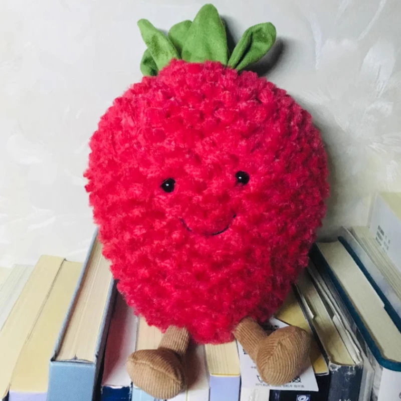 New Jellycat 20cm Fruit Plush Toys The Companion Dolls Is Lovely And Soft Strawberry Girlfriend Valentine'S Day Birthday Gifts