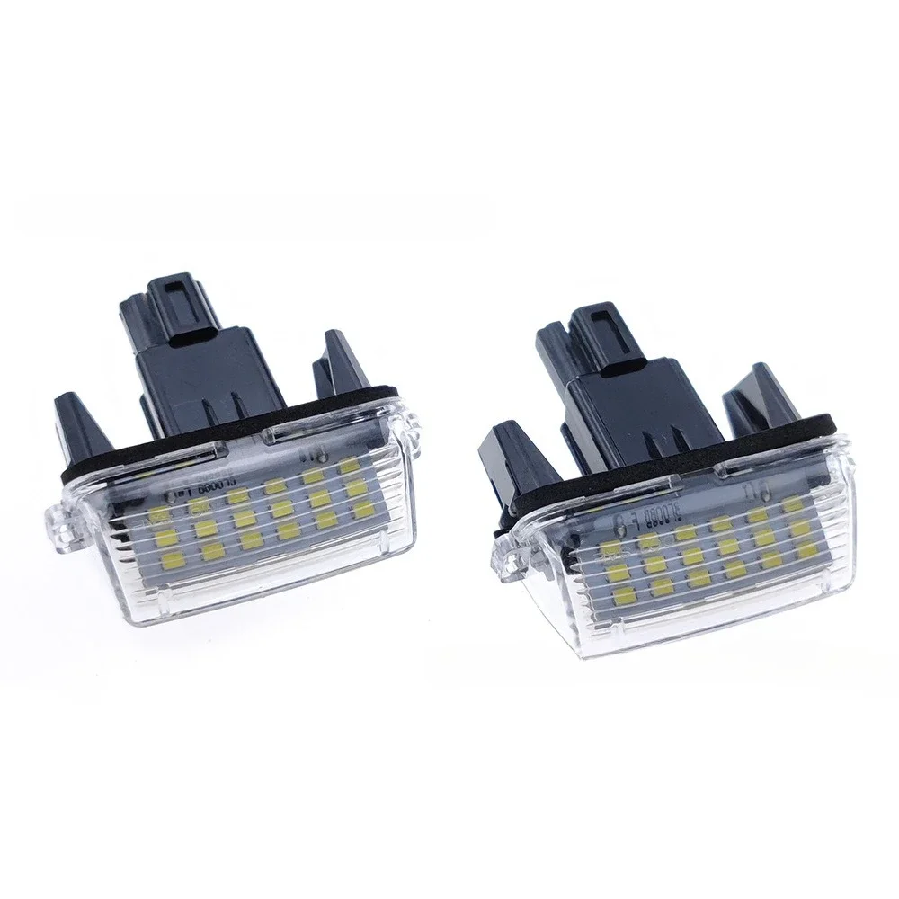 2PCS 12V LED Car Number License Tail Plate Lights Light Bulb For Toyota Camry 50 55 V50 V55 XV50 XV55 Prius Yaris Verso Corolla