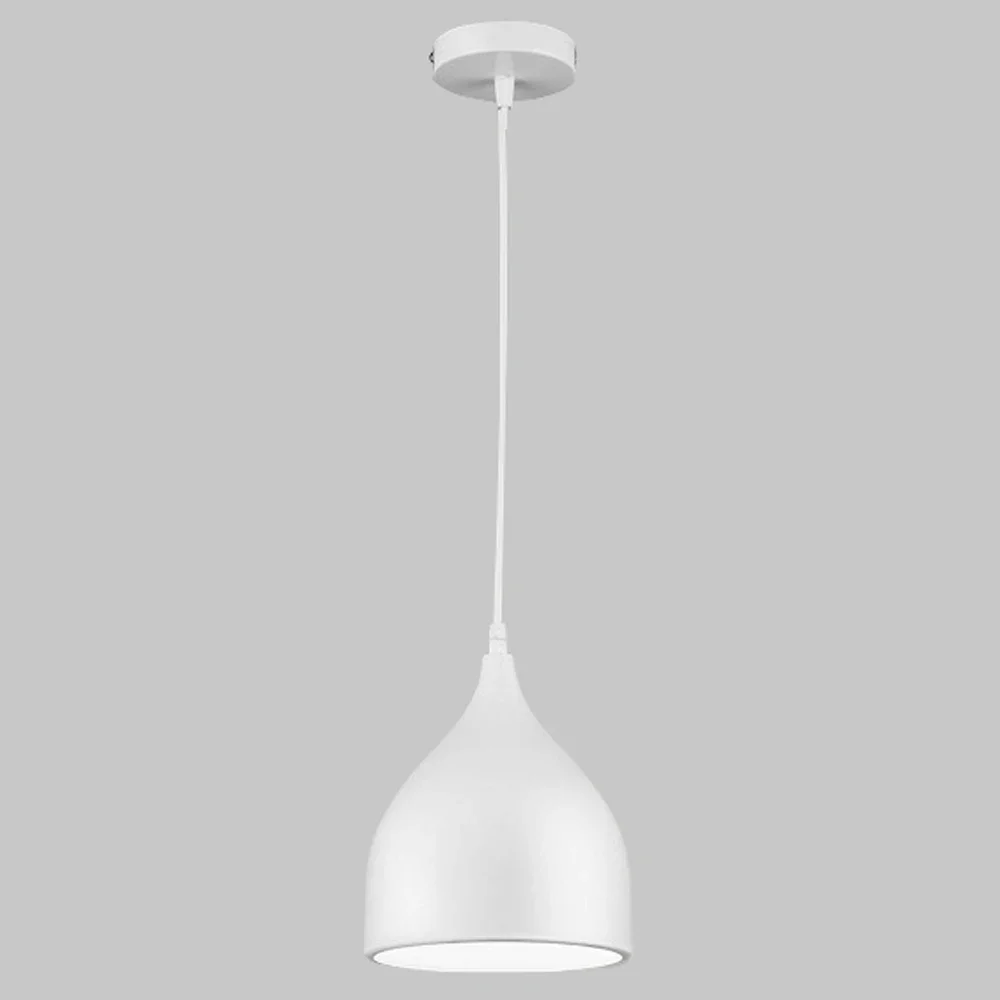 Modern LED Pendant Light Kitchen Suspension Vintage Pendant Lamp Russia Black White Hanging Light Lustre Home Lighting Luminaria