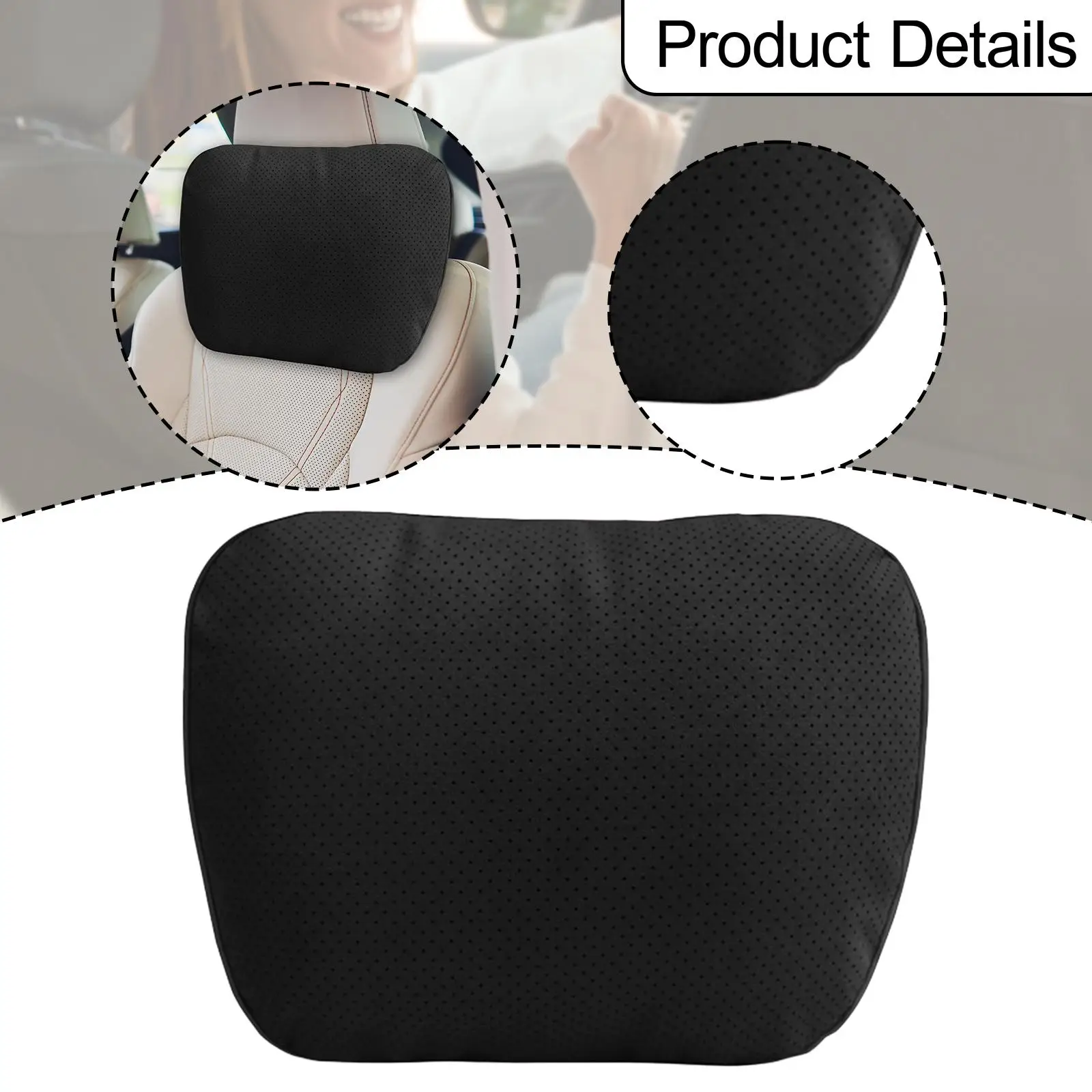 Универсальная подушка для шеи автомобиля, подушка для подголовника автомобиля, аксессуар для салона автомобиля, дышащая