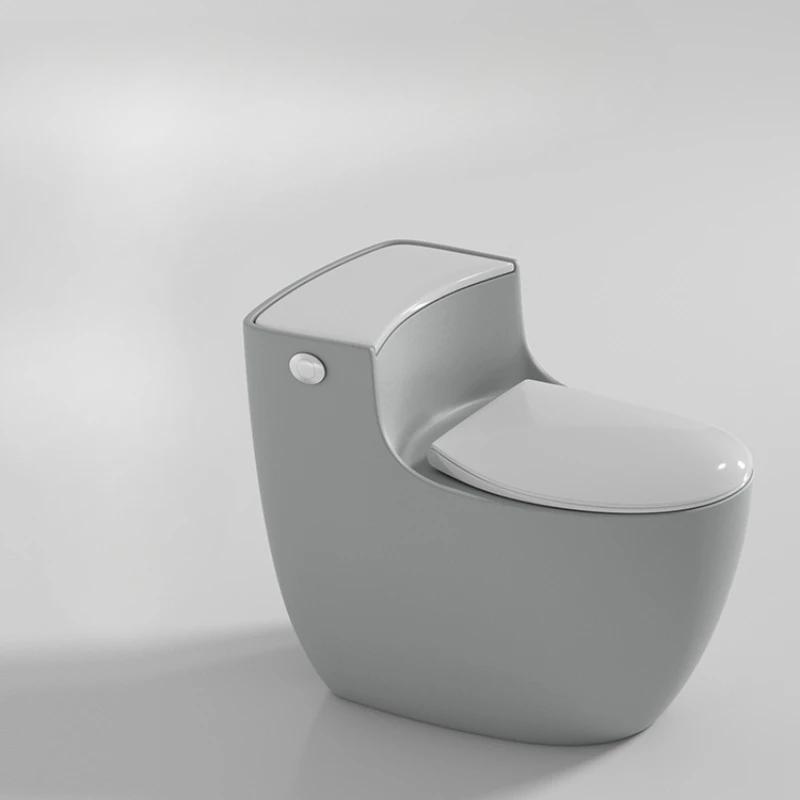 

Creative toilet household siphon type with armrest personalized color ordinary