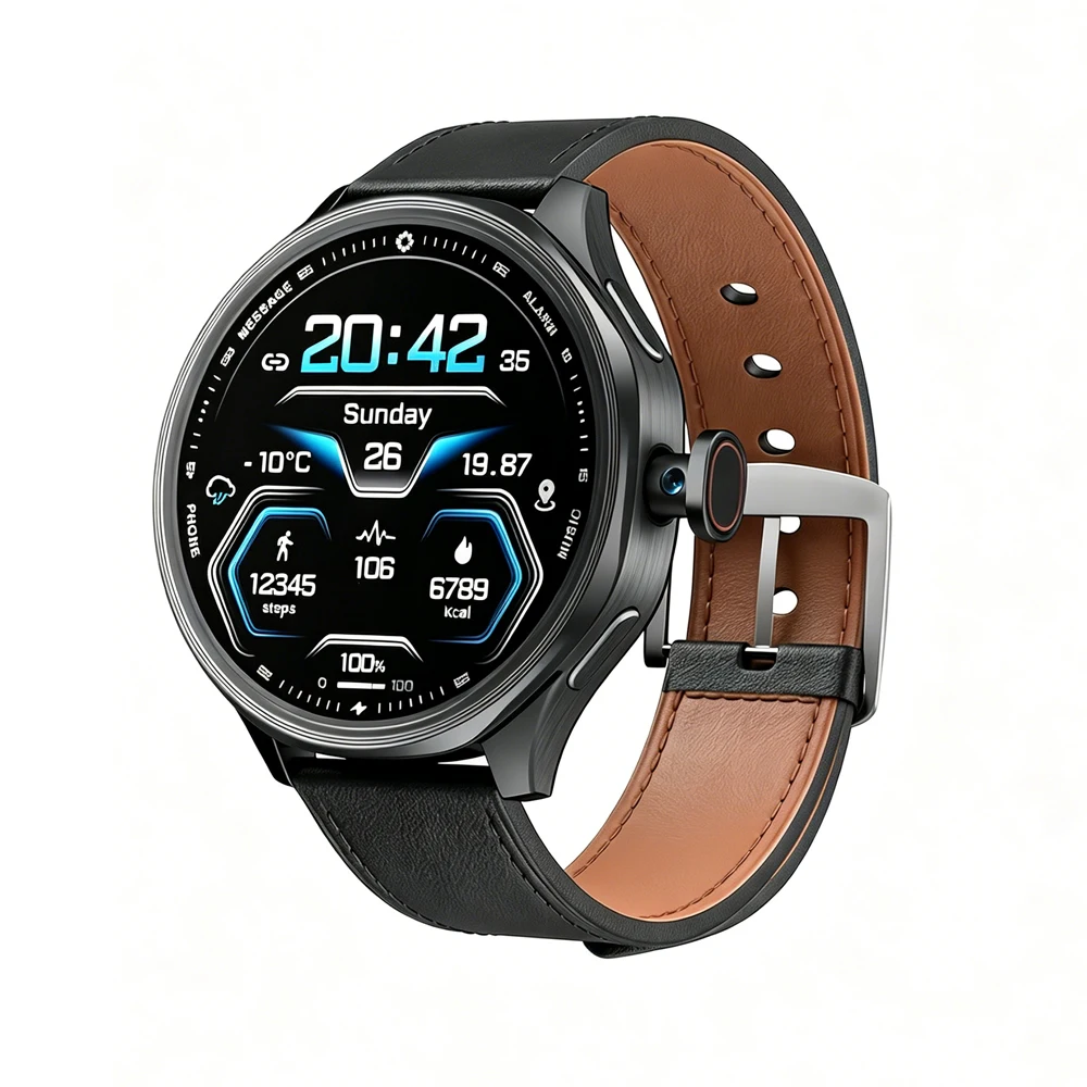Montre connectée 4G AMOLED 2,16 pouces, stockage 3+32 Go, réseau carte SIM, positionnement GPS, appels Bluetooth, montre de sport et de fitness