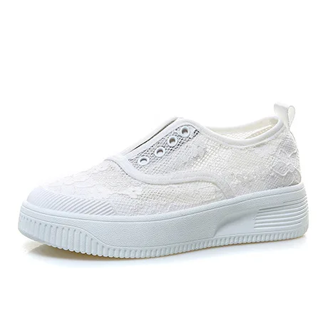 Fisherman Summer New Thick Bottom Lace Screen Casual Lazybones' Shoes One Pedal Loafer Women