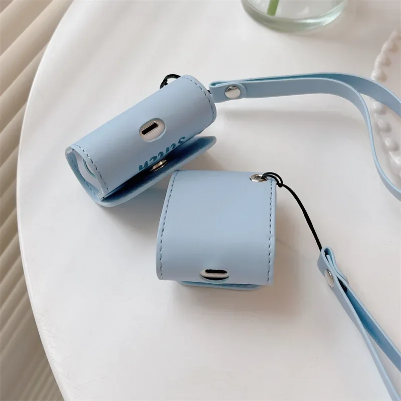 حافظة من الجلد الصناعي لهاتف AirPods Pro 2 حافظة لجهاز AirPods Pro2 Pro 2nd Funda لأجهزة AirPod 3 Pro 2022 حافظة لسماعة الرأس Coque