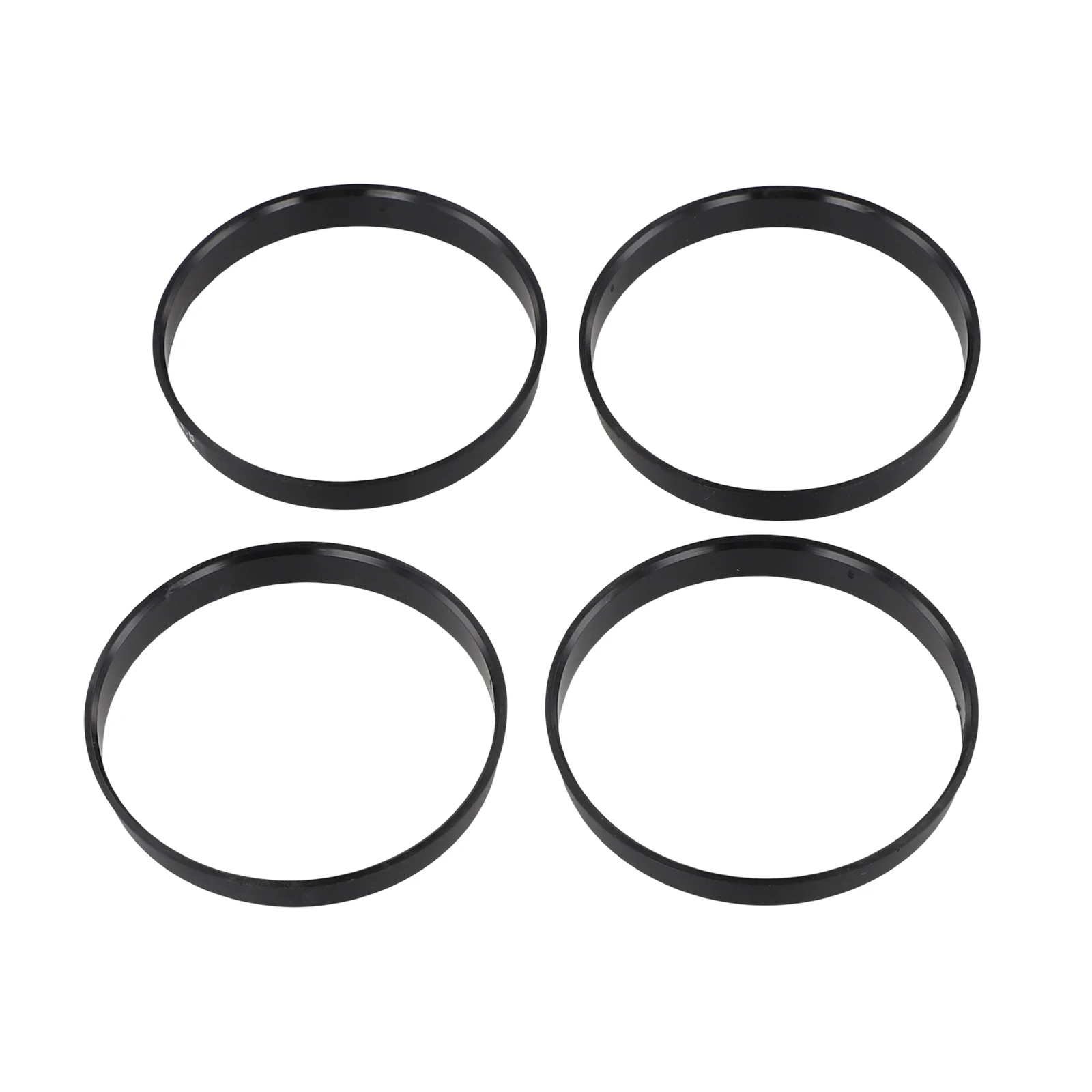 72.6mm Hub Centering Ring Hub Centering Ring Black Hub Centering Ring Plastic Simple Installation Practical Hub Centering Ring