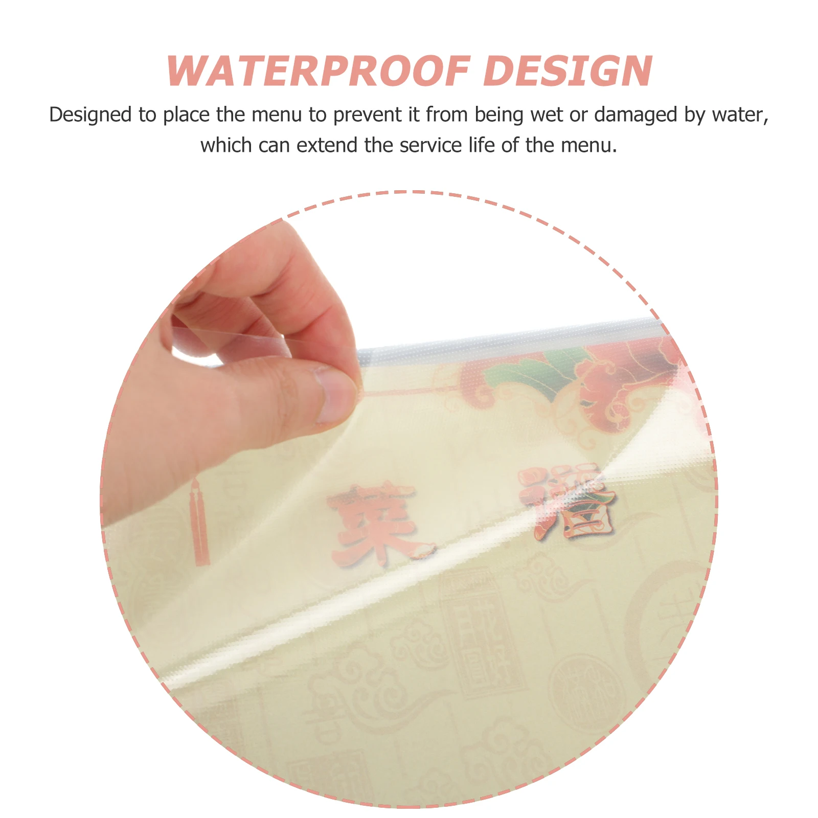 

Прочный прозрачный полиуретановый чехол для меню, защитный рукав, водонепроницаемый для ресторана, кафе-бара, держатель меню 4x6, карты рецептов