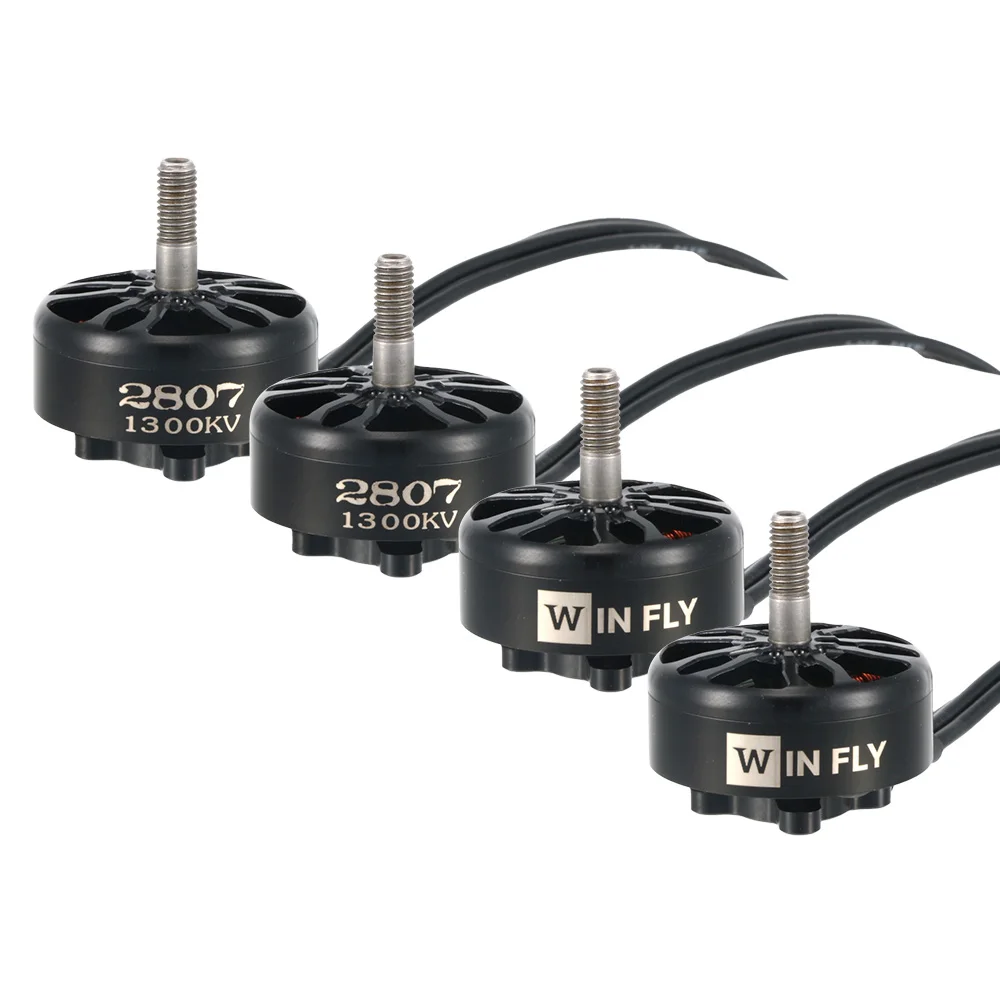 4 Stück FLASHHOBBY A2807 2807 6S 1300KV 5S 1500KV 4S 1800KV Brushless-Motor für FPV Freestyle 7-Zoll-Langstrecken-LR7-Drohnenmodell – Detail 5