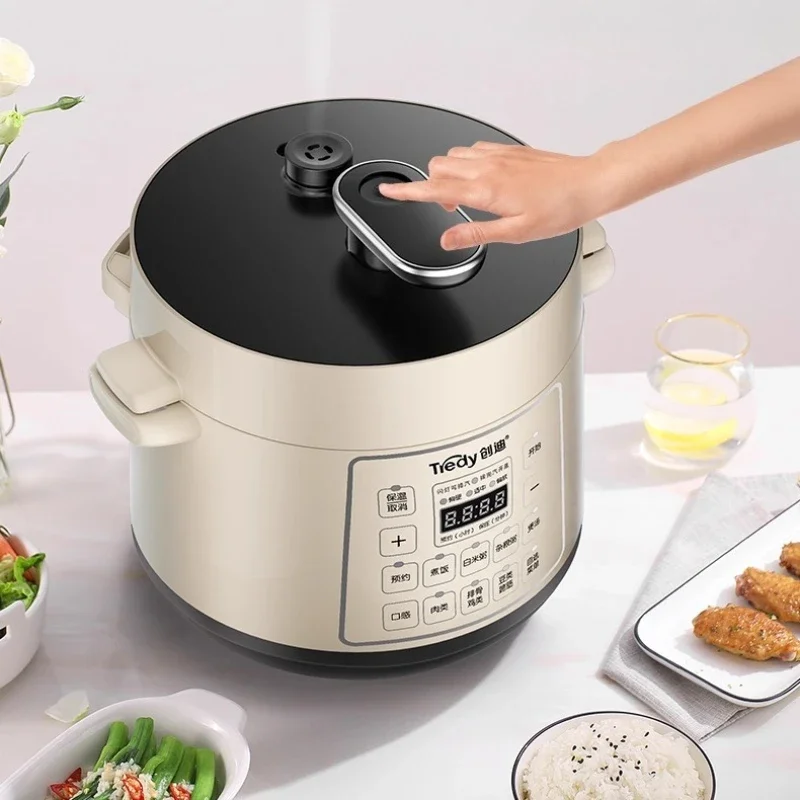 FirmHome StoreElectric Pressure Cooker 4L Capacity Smart Control Delay Timer Keep Warm Function Slow Cooker Instant Pot Pressure
