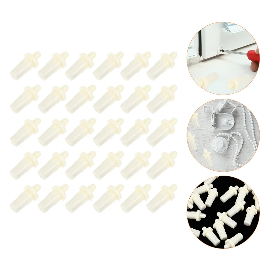 

50pcs Universal Plastic Shutter Repair Pins Durable Smooth Surface Long Lasting Reusable Window Blinds Accessories Cabinet