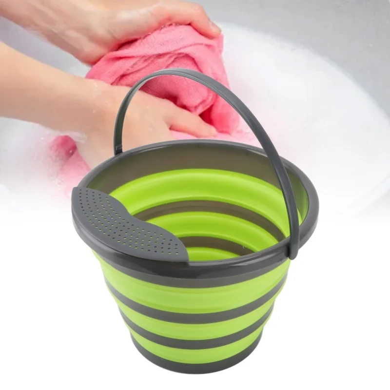 

Портативная мини-стиральная машина 10 л с ультразвуковой глубокой очисткой для нижнего белья, детской одежды, для отелей, квартир, общежитий, зеленая