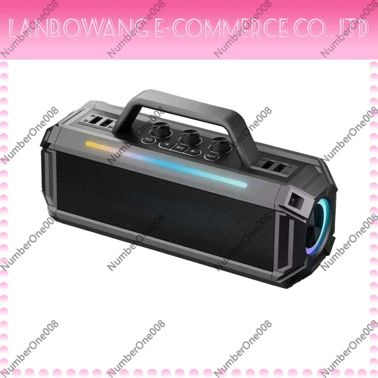 Bluetooth Speaker with Wireless Microphone, Outdoor Karaoke Portable Sound System, Heavy Bass Subwoofer High Quality Audio