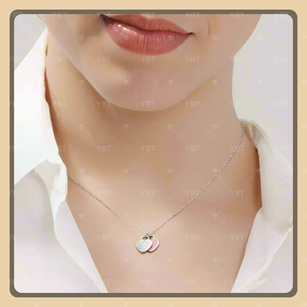 قلادة قلادة S925 عالية الجودة، مع مجموعة متنوعة من الأنماط على شكل قلب للاختيار من بينها، الخيار المثالي لهدايا العيد