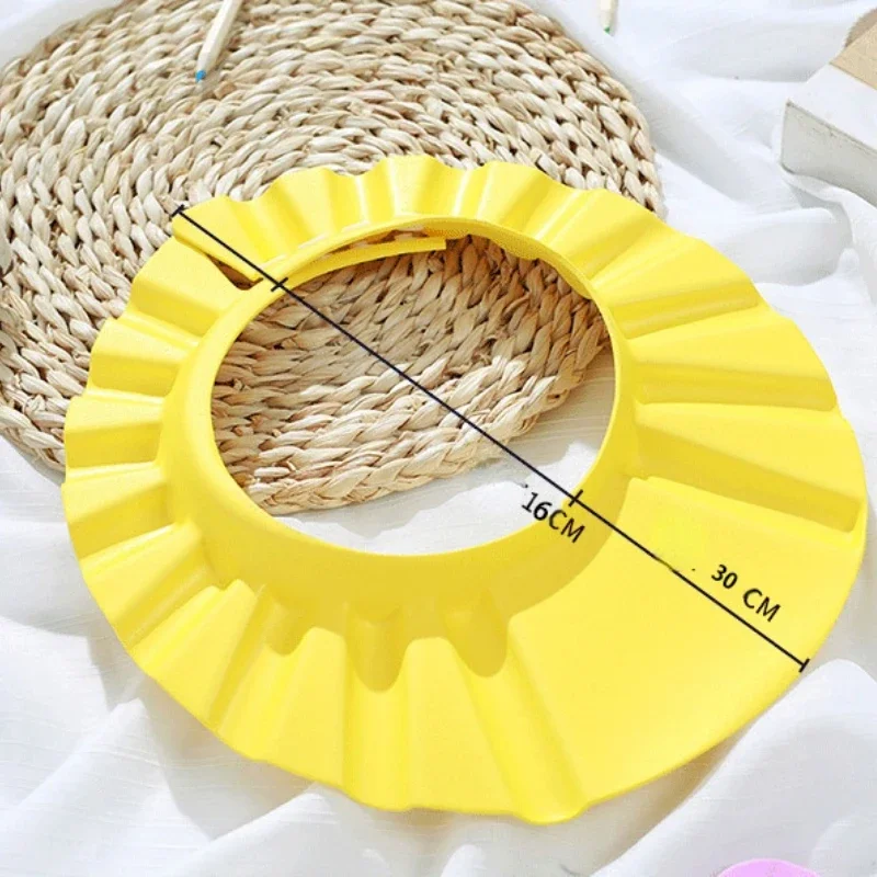 Children Kids Baby Bath Visor Shampoo Cap Toddler Shower Cap Adjustable Bathing Shower Hat Newborn Care Wash Hair Head Cap