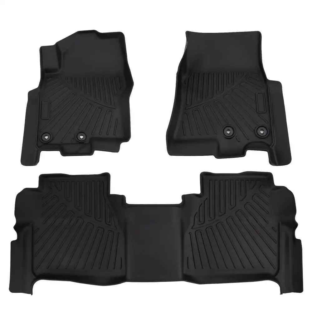 

All Weather TPE Floor Mats Liners Fit For Nissan Frontier Crew Cab 2022-2024