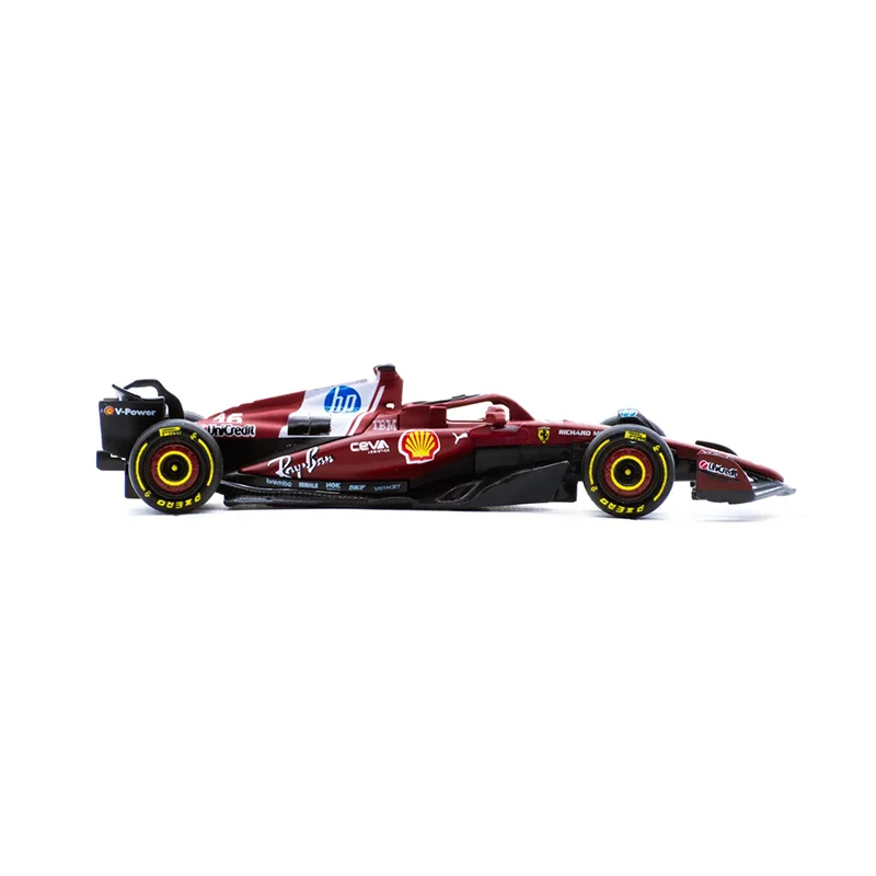 In Stock New Product Bburago F1 1:64 Ferrari SF25 #16 #44 Version