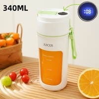 Digital Display Portable Juicer Cup USB Charging Juice Cup Home Multi-functional Automatic Fruit Blender Bottle For Home Kitchen