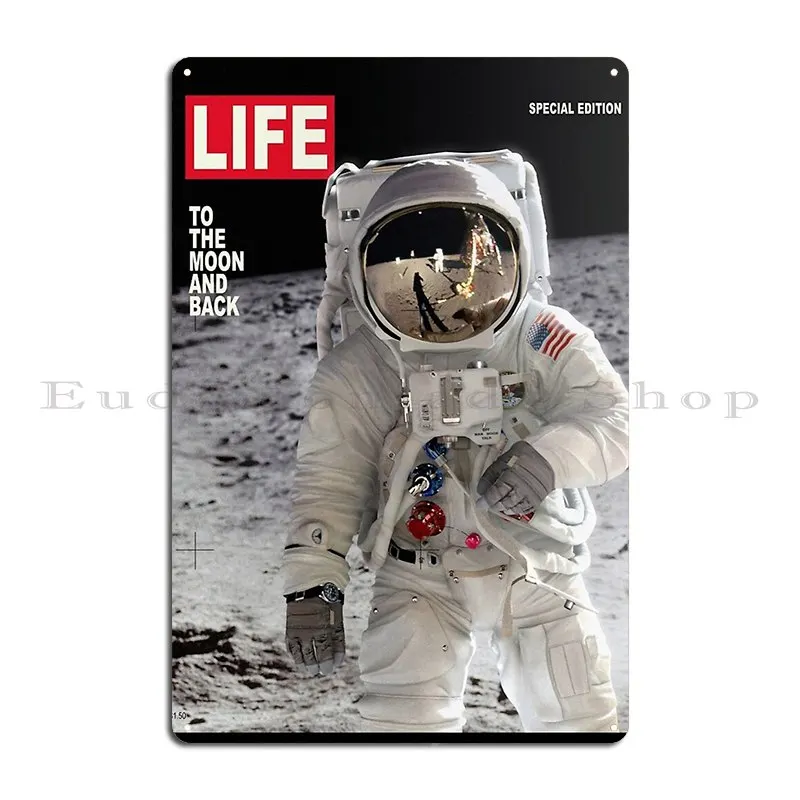 Apollo Life Mag Metal Plaque Cinema Club Printing Custom Decoration Tin Sign Poster